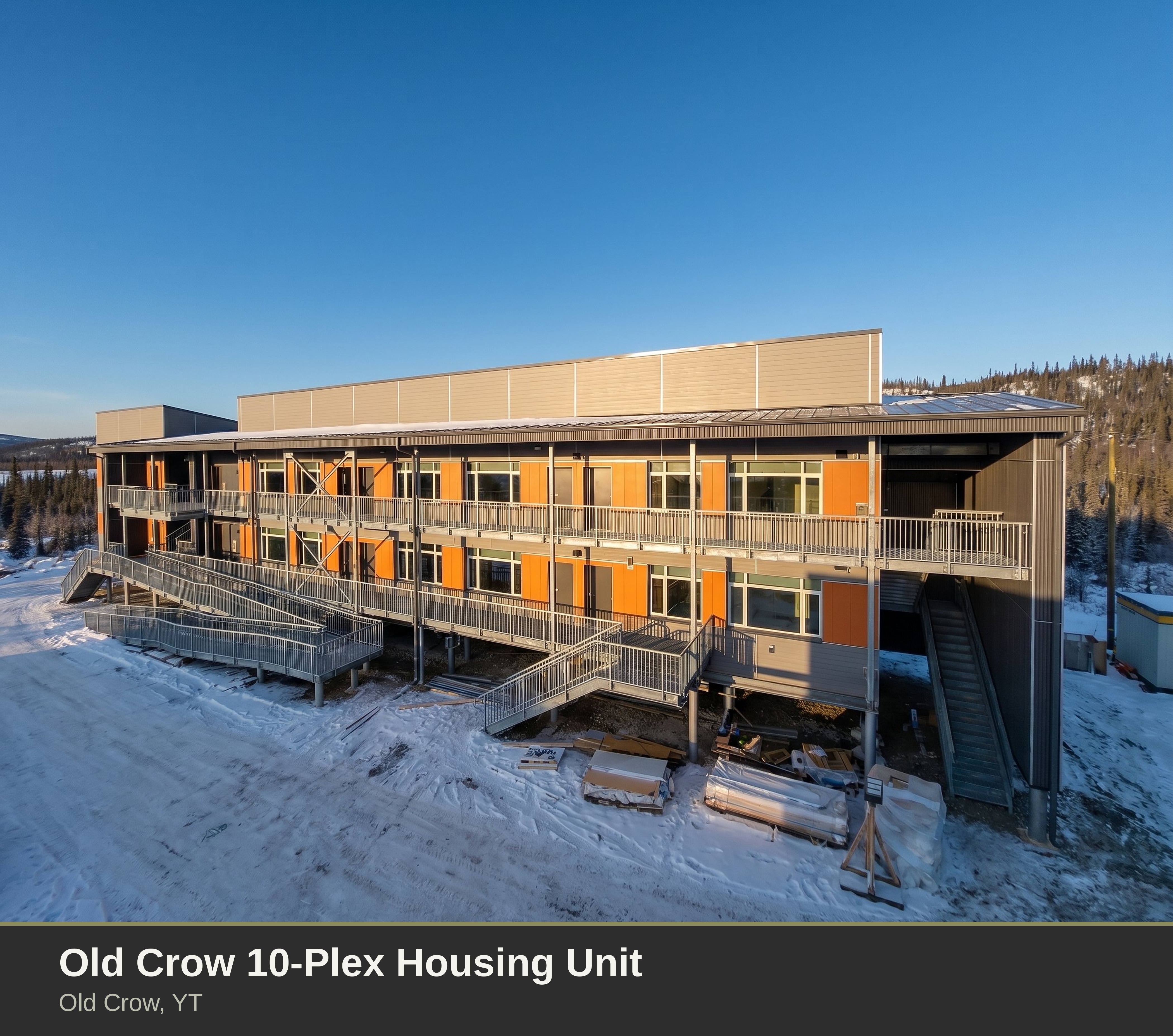 Old Crow 10 Plex Housing project in Old Crow, Yukon
