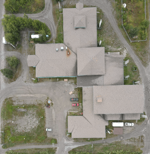 Ross River School Roof Upgrades project in Ross River, Yukon
